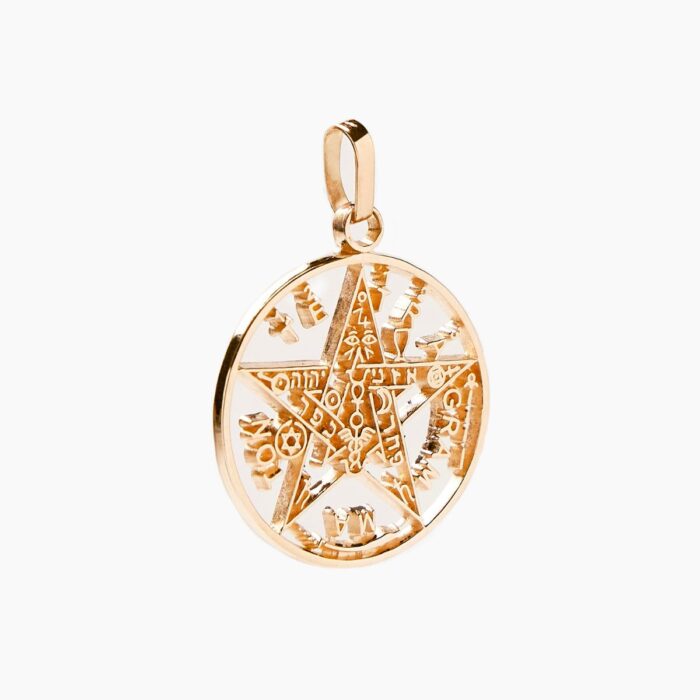 Tetragramaton-de-Oro-amarillo-14-kilates-unisex